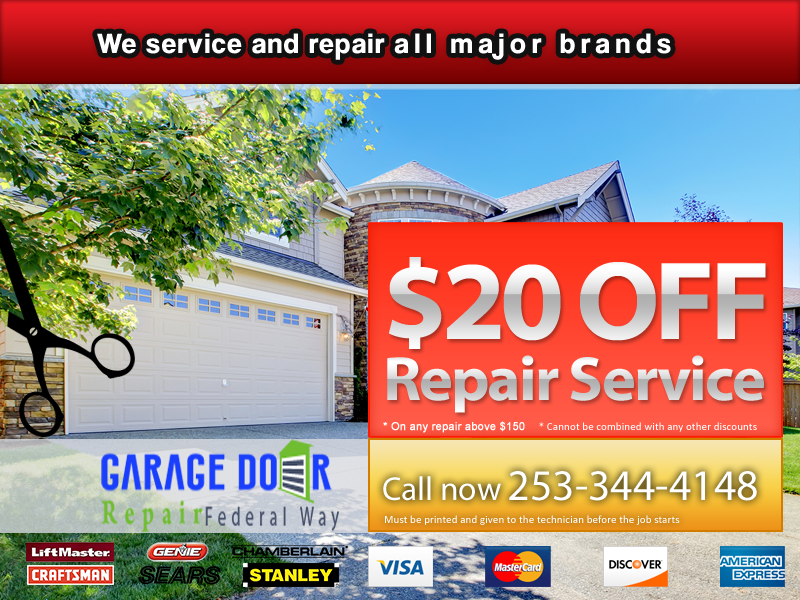 Our Coupons | Garage Door Repair Federal Way, WA